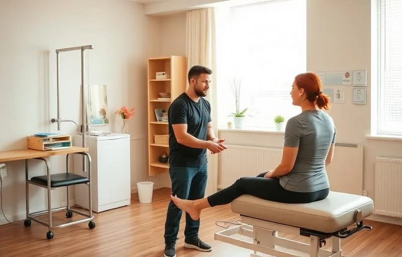 Myotherapy treatment focusing on muscle and soft tissue rehabilitation